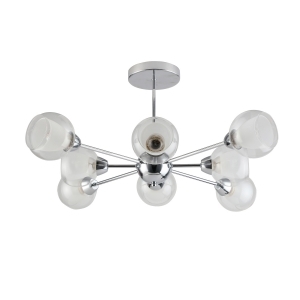 Светильник модерн 60209/8CR WT+CL купить оптом в ЭкономСвет