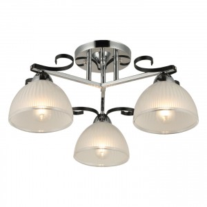 Потолочный светильник 12273/3CR BK WT_4 купить оптом в ЭкономСвет