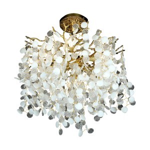 Люстра хрустальная G31322/8GD+CL+WT купить оптом в ЭкономСвет