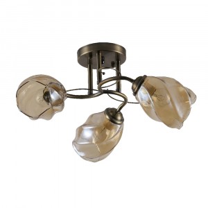 Люстра эконом 12179/3BRS AMB купить оптом в ЭкономСвет