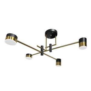 Потолочный светодиодный светильник G51243/4BK+AB купить оптом в ЭкономСвет