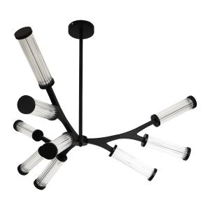 Потолочная светодиодная люстра G61249/9BK CL купить оптом в ЭкономСвет