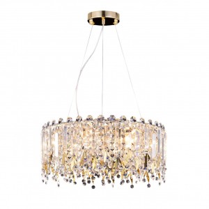 Люстра хрустальная G21137/6FGD+CL купить оптом в ЭкономСвет