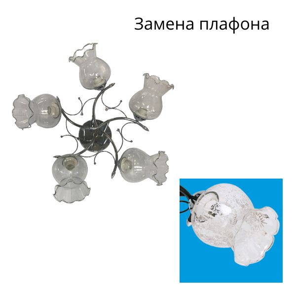 Потолочный светильник 2074LM/5_новый плафон