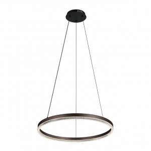 Подвесной светодиодный светильник G52117/1BK CF+CL купить оптом в ЭкономСвет