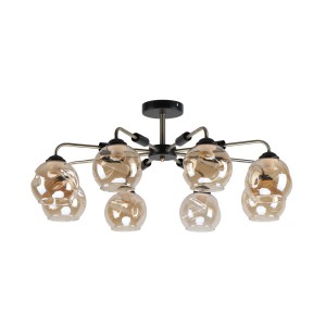 Люстра классическая 10048/AB+BK BR купить оптом в ЭкономСвет