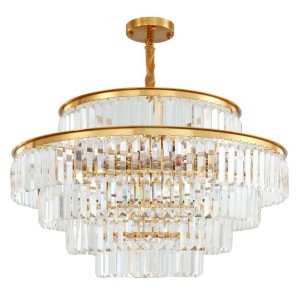 Люстра хрустальная G21073/14AB купить оптом в ЭкономСвет