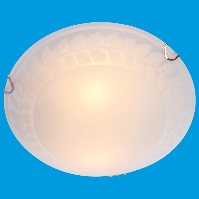 Светильник настенно-потолочный 003A/2C WT - края у плафона не ровные