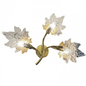 Бра хрустальное G21153/3wGD CL+GD купить оптом в ЭкономСвет