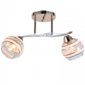 Люстра классическая 12264/2FGD+WT WT+CL+GD купить оптом в ЭкономСвет