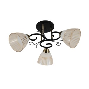 Люстра классическая 12262/3BK+AB TEA+WT купить оптом в ЭкономСвет