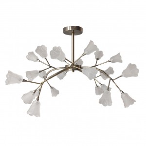 Люстра в стиле модерн 11116/24AB WT купить оптом в ЭкономСвет