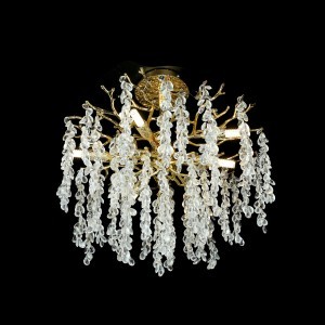 Люстра хрустальная G31321/6GD+CL+WT купить оптом в ЭкономСвет