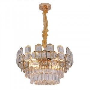 Люстра хрустальная G21076/8FGD купить оптом в ЭкономСвет