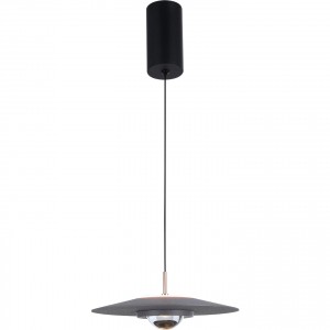 Подвесной светодиодный светильник G52155/1BK GR+CL купить оптом в ЭкономСвет