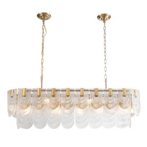 Люстра хрустальная G21067/10AB купить оптом в ЭкономСвет