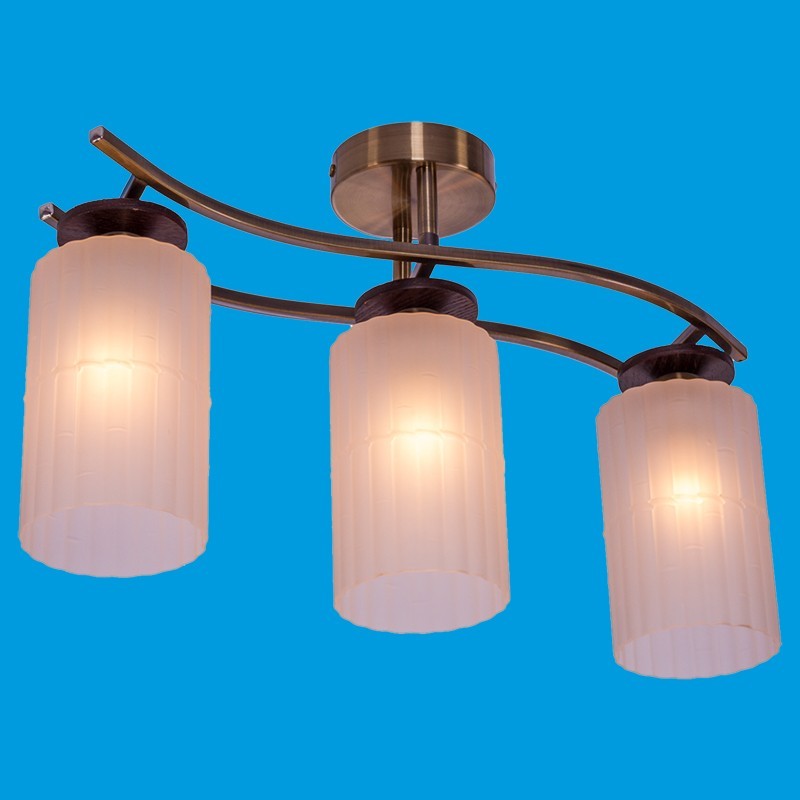 Потолочный светильник 11133/3AB WT - не симметрично приварен патрон