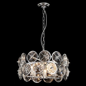 Люстра хрустальная G22047/6SN+CL купить оптом в ЭкономСвет