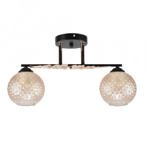 Люстра классическая 12144/2BK+FGD AMB купить оптом в ЭкономСвет