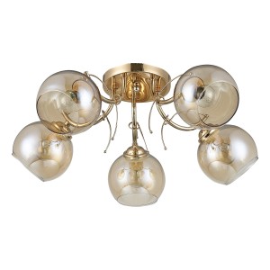 Люстра классическая 12152/5FG CP купить оптом в ЭкономСвет