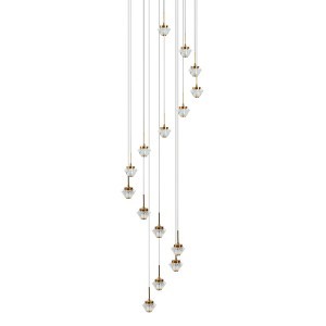 Подвесной светодиодный светильник G52143/15BRS RNB купить оптом в ЭкономСвет