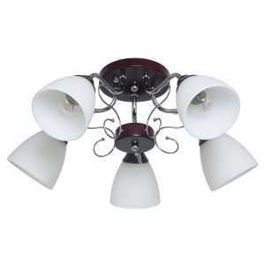 Потолочный светильник 50640/5CR+BR WT купить оптом в ЭкономСвет