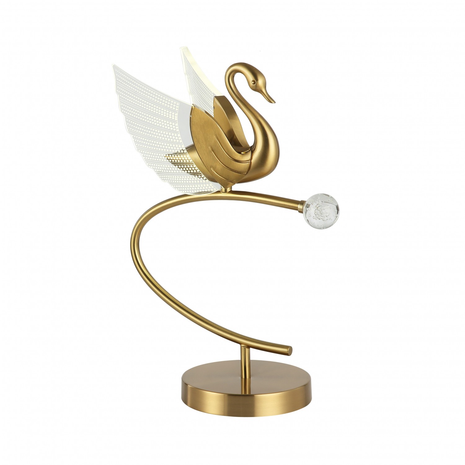 Настольная светодиодная лампа G61392/1T BRS CL