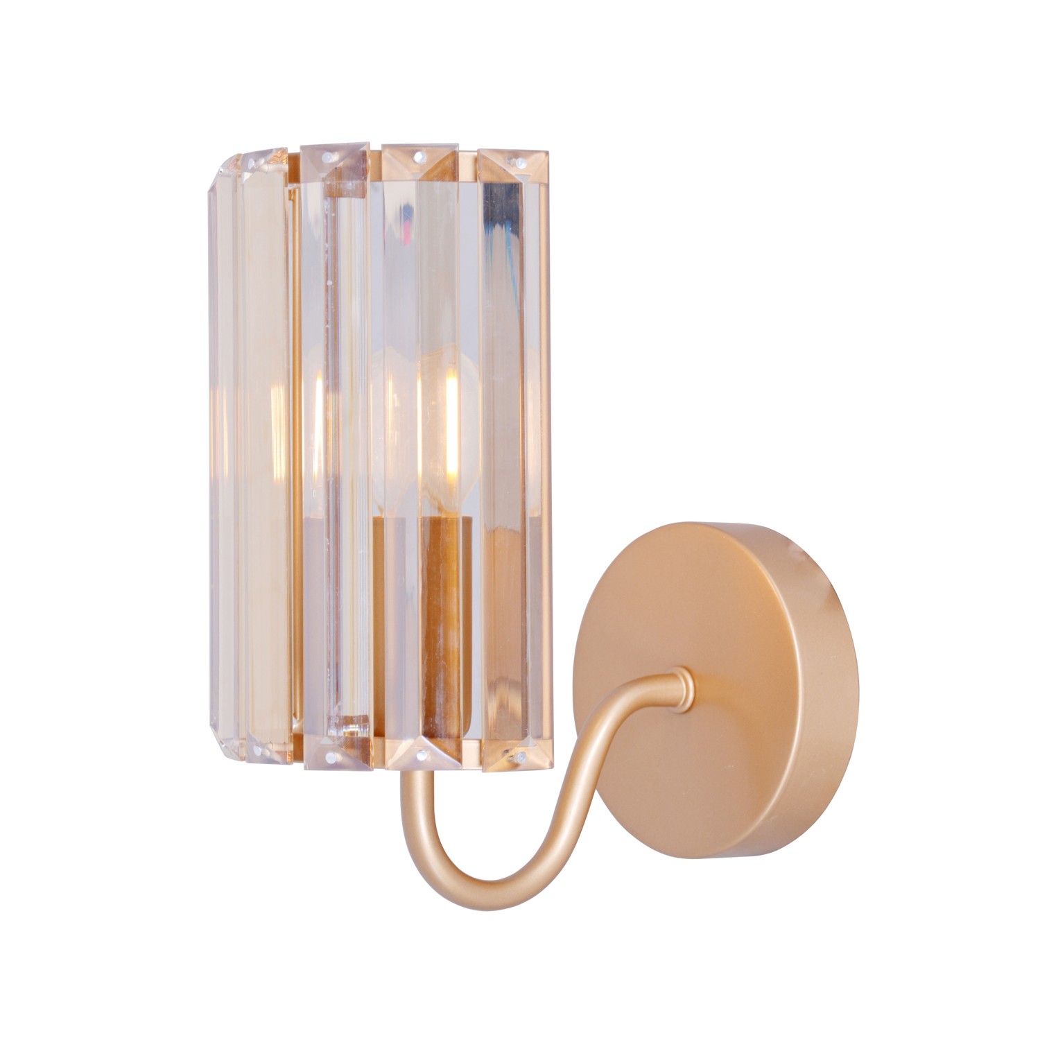 Бра 10210/1wGD AMB - царапины, нет одной стекл.палочки