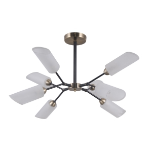 Потолочный светильник G31115/8AB+BK WT купить оптом в ЭкономСвет