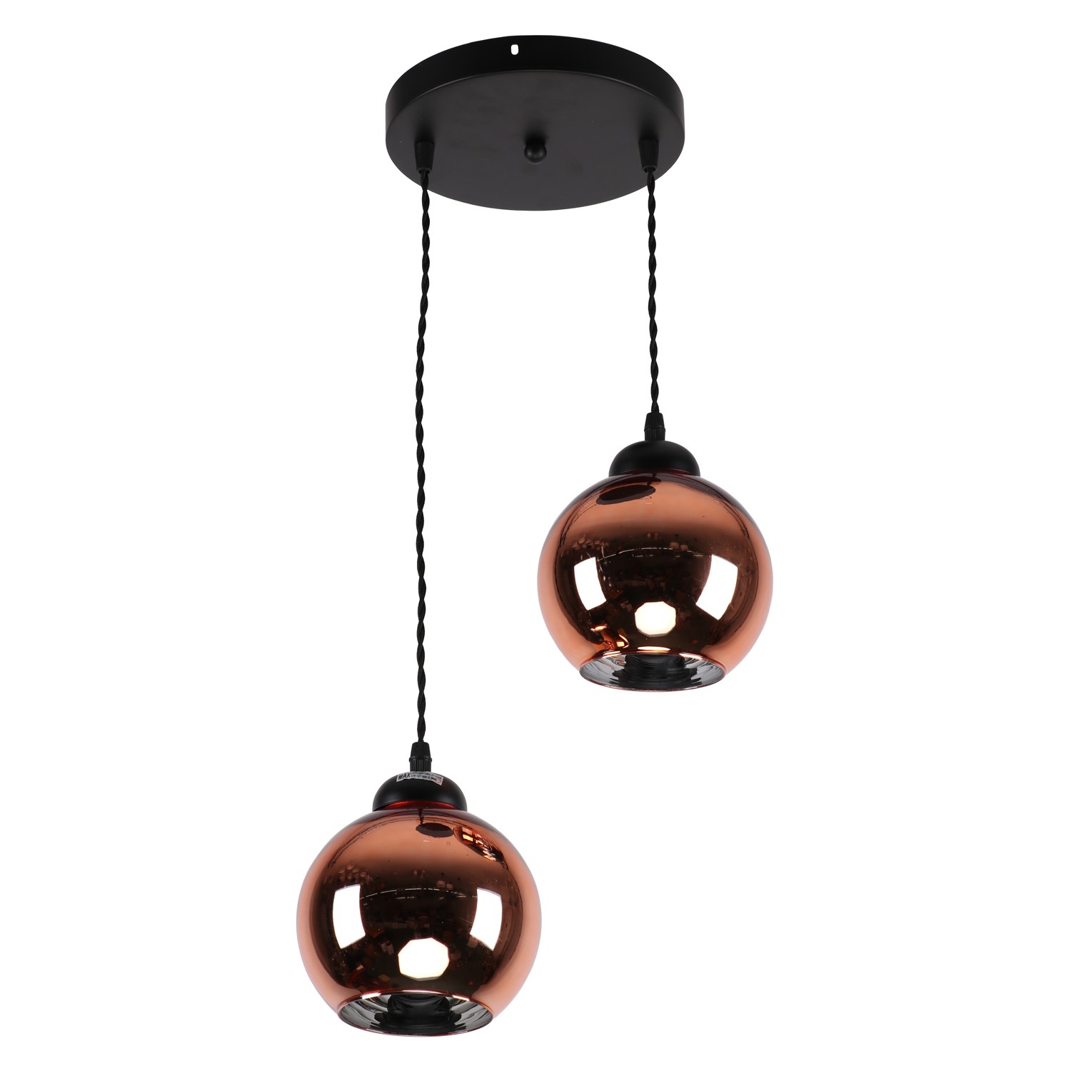 Подвесной светильник 10216/2BK BR