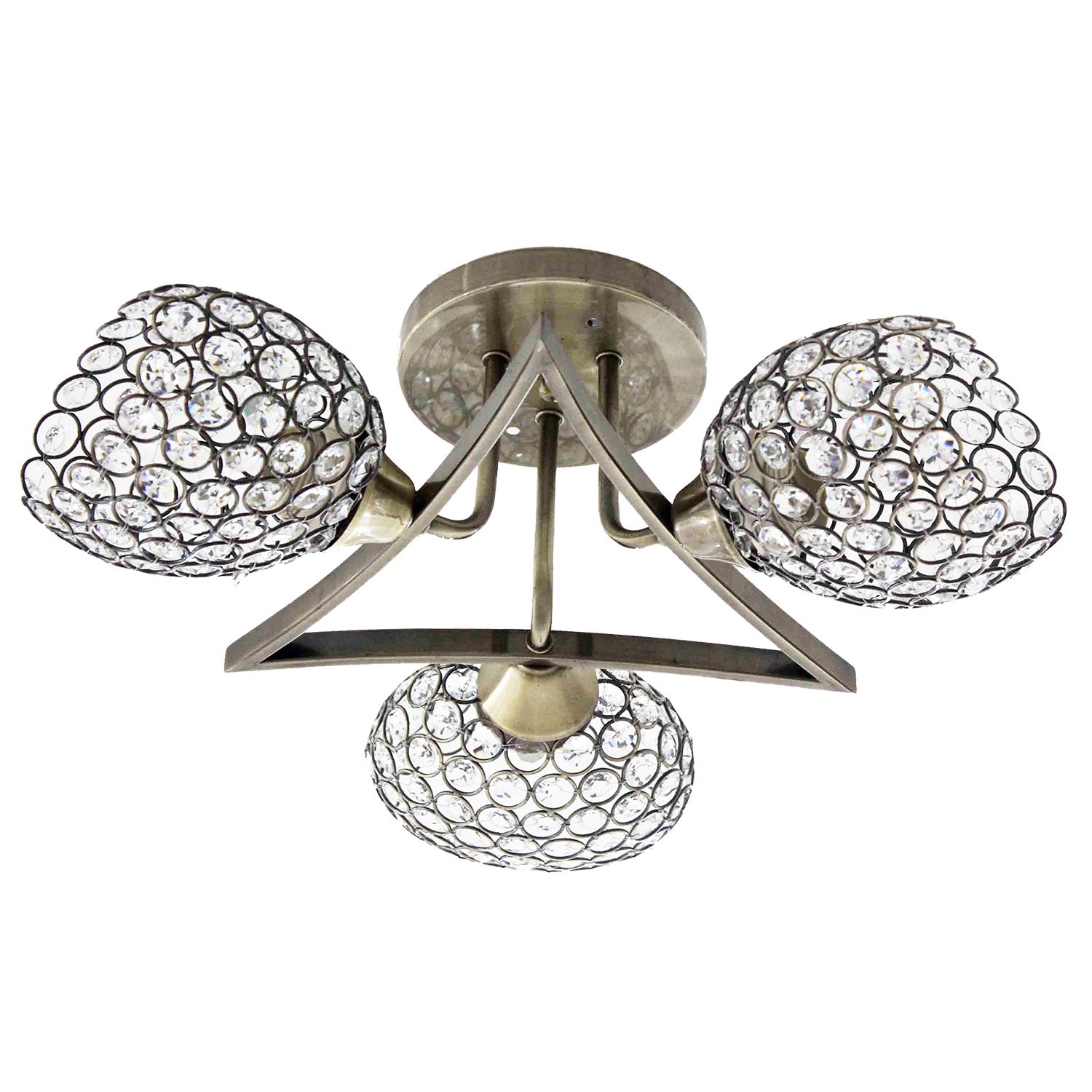 Потолочный светильник 50226/3AB BK+CL