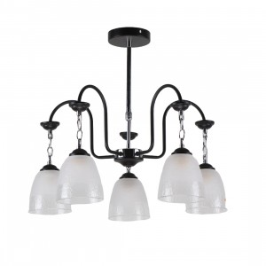Люстра классическая 13118/5MBK+CR WT купить оптом в ЭкономСвет