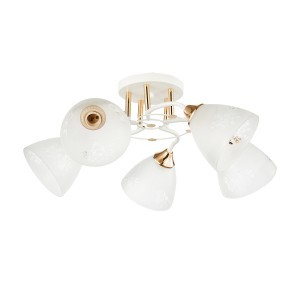 Потолочный светильник 13205/5WT GD WT_2 купить оптом в ЭкономСвет