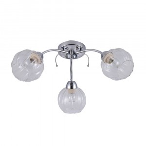 Люстра эконом 12195/3CR CL купить оптом в ЭкономСвет