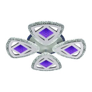 Потолочный светодиодный светильник 51250/4+1WT+3D купить оптом в ЭкономСвет