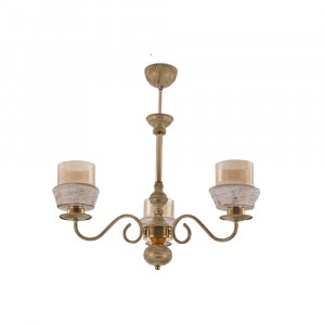 Люстра классическая 13139/3WG+FGD BR+WG купить оптом в ЭкономСвет