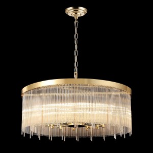 Люстра хрустальная G22038/12GD+CL+GD купить оптом в ЭкономСвет
