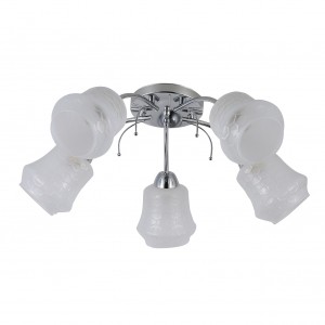 Люстра эконом 12171/5CR WT купить оптом в ЭкономСвет
