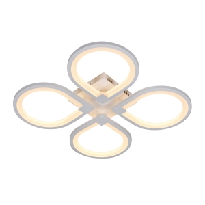 Потолочная светодиодная люстра G61207/4WT купить оптом в ЭкономСвет