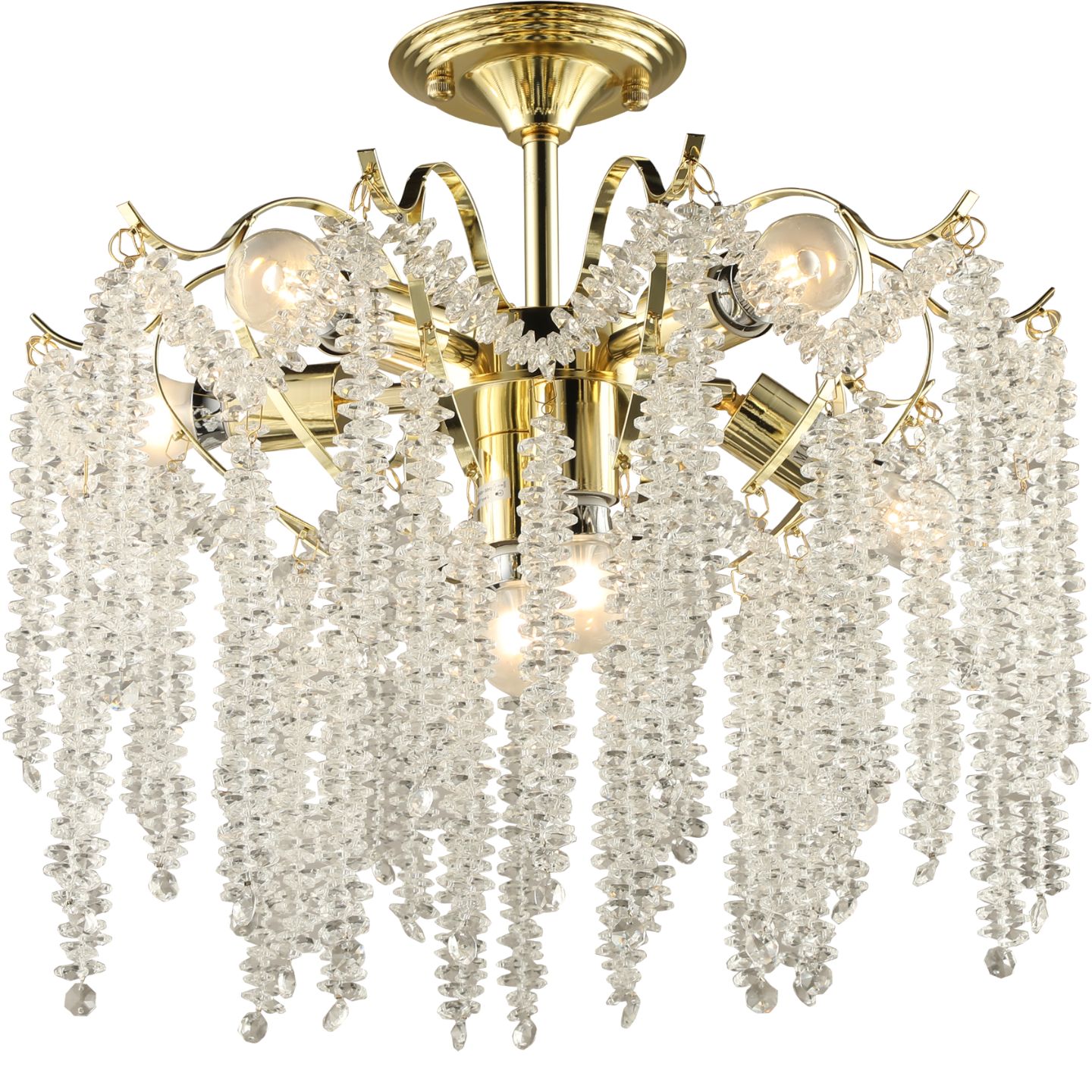 Люстра хрустальная 15026/7GD+CL