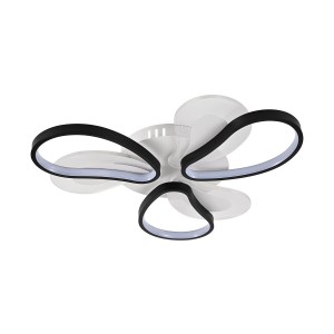 Потолочный светодиодный светильник 51209/3+3WT+BK купить оптом в ЭкономСвет