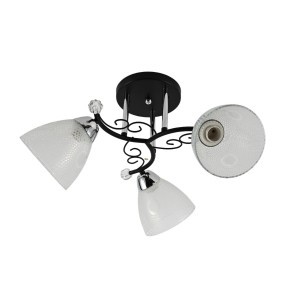 Люстра в стиле модерн 12258/3BK+CR WT купить оптом в ЭкономСвет