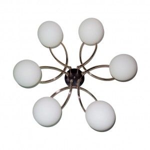 Люстра классическая 10027/6FGD+BK WT купить оптом в ЭкономСвет