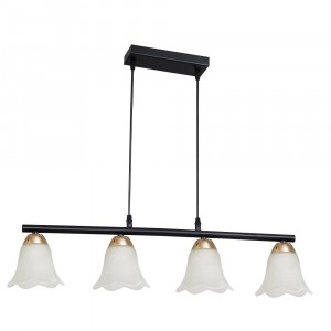 Подвесная люстра 30137/4BK+GD WT купить оптом в ЭкономСвет