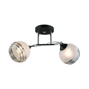 Люстра классическая 12139/2BK+CR WT купить оптом в ЭкономСвет