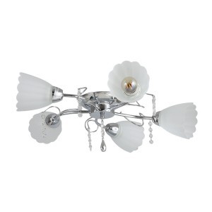 Потолочный светильник 53502/5CR WT купить оптом в ЭкономСвет