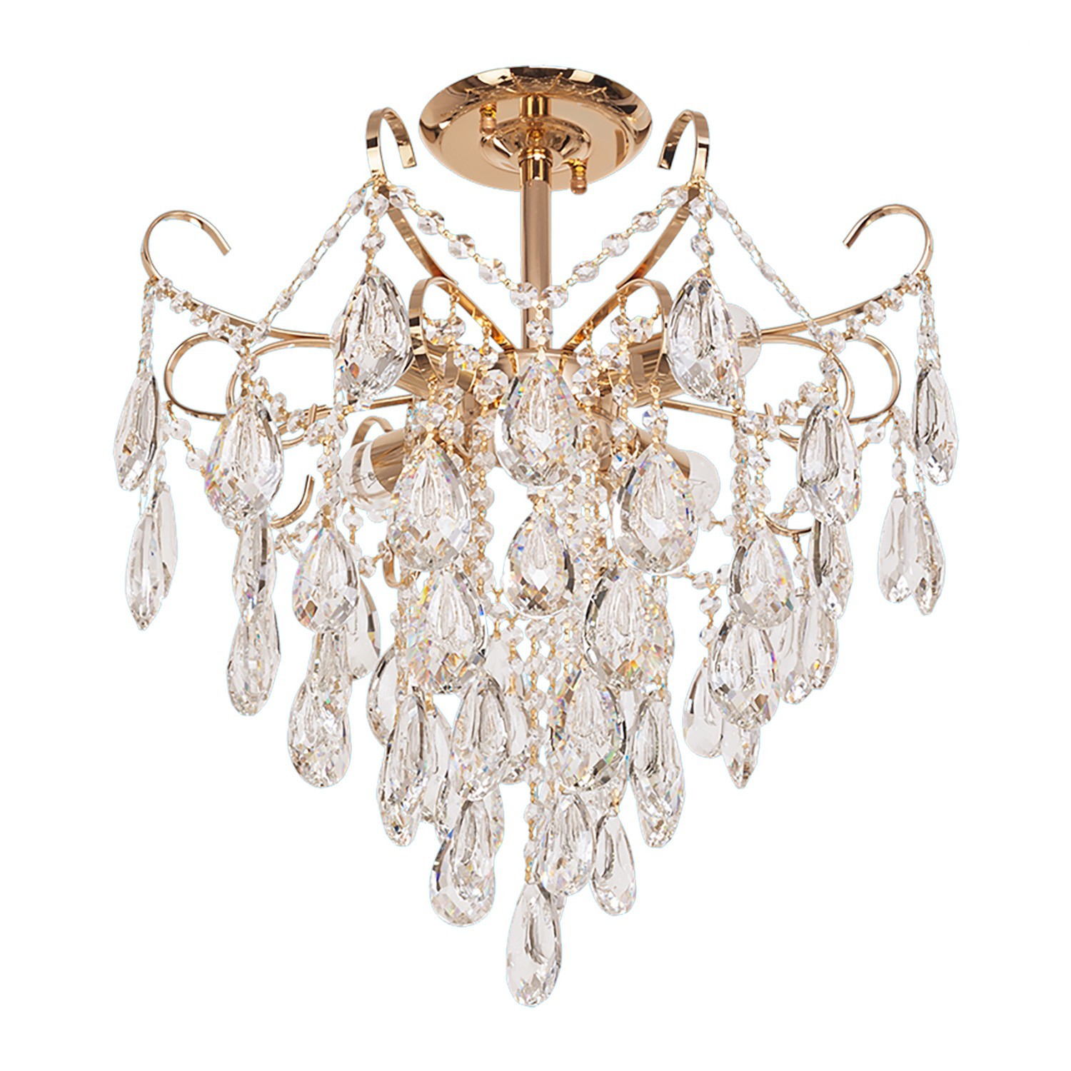 Люстра с хрусталем 15506/4FGD WT