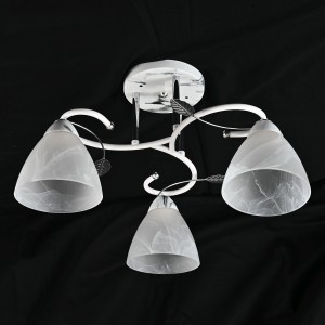 Люстра классическая 10093/3MR+WT+CR WT купить оптом в ЭкономСвет