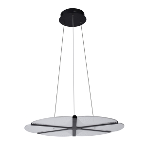 Подвесная светодиодная люстра G61316/6BK CL купить оптом в ЭкономСвет