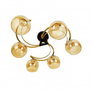 Люстра классическая 10026/6BK+GD CP купить оптом в ЭкономСвет